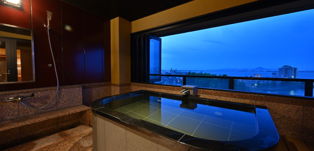 Premier room with a private open hot spring