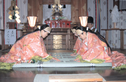 Omi Shrine Karuta Omatsuri, Karuta Opening Ceremony